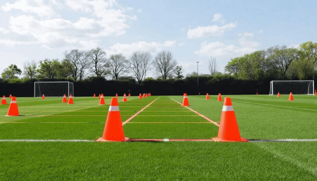 Fußball Übungen Hütchen