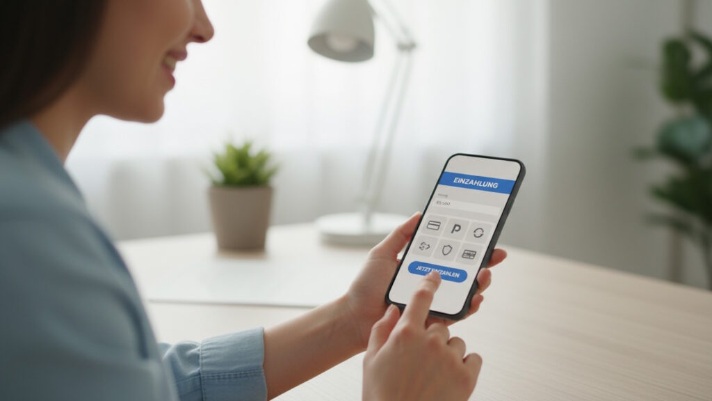 Einzahlen im Online Casino