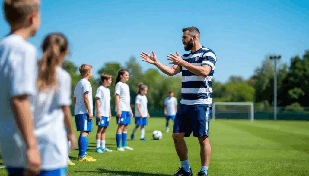Taktiktraining ist ein wichtiger Bestandteil eines Fußball-Trainings.