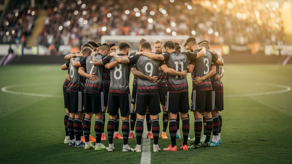 Sprüche zum Fußball für die Kabine, Kabinenkommunikation